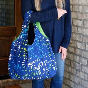 🆕 Reversible Hobo Bag. Cotton Canvas🆕
